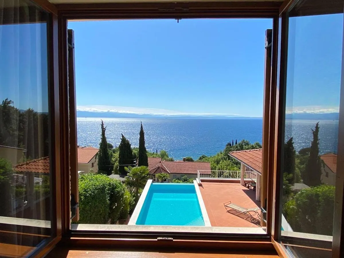 Villa Lovran, heated pool&incredible sea view  Laurana
