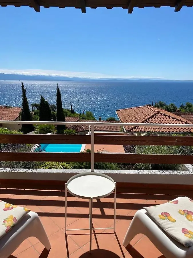 Villa Lovran, heated pool&incredible sea view Croazia