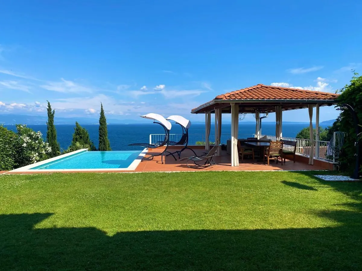 Villa Lovran, heated pool&incredible sea view
