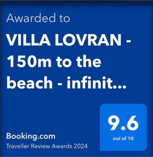 Villa Lovran - 150M To The Beach - Infinity Pool - Incredible Sea View - Fitness Room